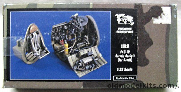 Verlinden 1/32 F4U Corsair Super Detail Set - for Revell Kit, 1518 plastic model kit